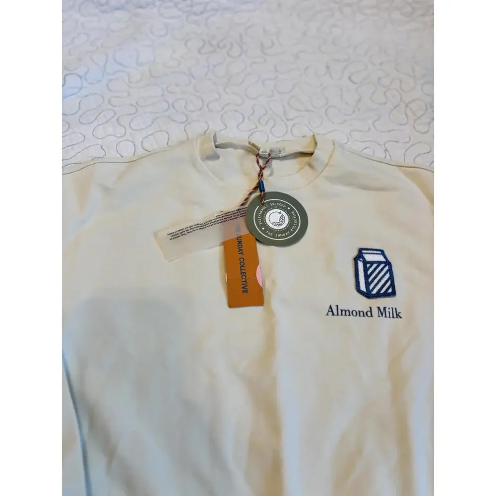 The Sunday Collective Almond Milk‎ Sweatshirt Size 8-9 #500